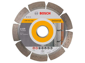 Bosch 2608602192 Disque à tronçonner diamanté standard for universal 125 x 22,23 x 1,6 x 10 mm