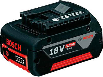 BOSCH Batterie GBA 18 V Li Ion 5 Ah - 1600A002U5