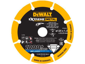 avis et prix Disque diamant DEWALT EXTREME METAL 125 mm