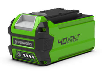 Test complet : Batterie greenworks 40 V 2,0 Ah G40B2