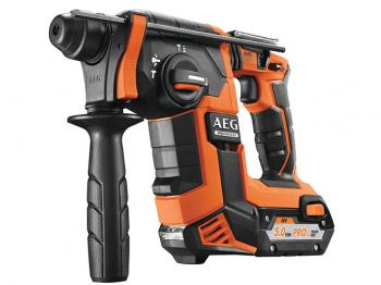 avis et prix Perforateur burineur sans fil AEG BBH18BL LI-502C brushless promotion pas cher