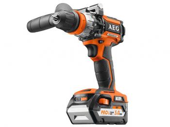 avis et prix Perceuse visseuse à percussion AEG BSB18CBL-502C promotion pas cher