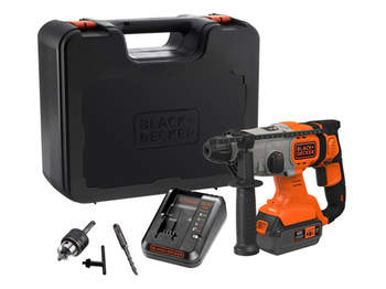 marteau perforateur SDS+ Sans fil 18 V BCD900BM1K-QW BLACK+DECKER 