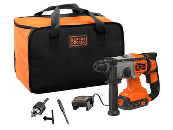 marteau perforateur SDS+ Sans fil 18 V BCD900D1S-QW BLACK+DECKER 