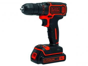  Black & Decker BDCDC18-QW Perceuse sans fil avec batterie lithium/chargeur 1,5 Ah/18 V 