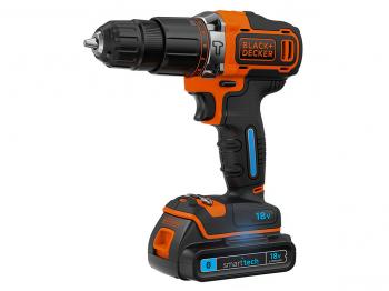 Black & Decker BDCHD18KST-QW 18 V Smart tech Perceuse-visseuse à percussion sans fil