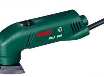 Bosch Ponceuse Delta "Easy" PDA 180 avec 3 feuilles abrasives 0603339003 