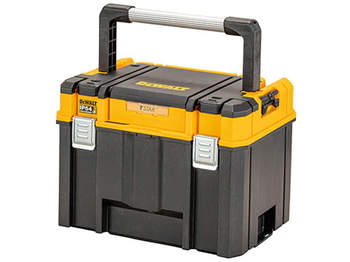 coffret DEWALT TSTAK IP54 DWST83343-1 grande contenance avec organiseur supérieur et longue poignée