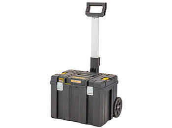 coffret DEWALT TSTAK IP54 DWST83347-1 grande contenance mobile avec poignée télescopique