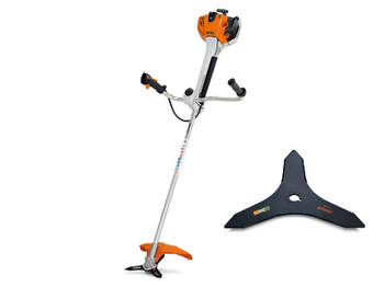 Débroussailleuse thermique STIHL FS 410 C-EM Avec couteau à taillis 300-3