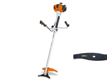 Débroussailleuse thermique STIHL FS 560 C-EM AVEC COUTEAU DURO BROYEUR 320-2
