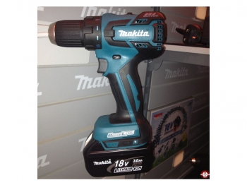 Perceuse-visseuse à percussion sans fil BHP459RFE Makita