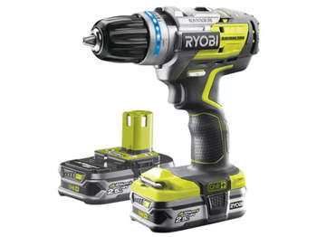 perceuse-visseuse à percussion Brushless Ryobi R18PDBL-225S 18 V One+