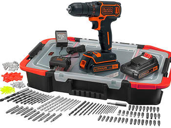 Perceuse visseuse sans fil BDCDC18BAST-QW Black&Decker