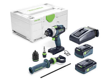 Perceuse-visseuse sans fil QUADRIVE TDC 18/4 5,2/4,0 I-Plus Festool