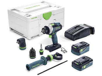 Perceuse-visseuse sans fil QUADRIVE TDC 18/4 5,2/4,0 I-Set-SCA Festool