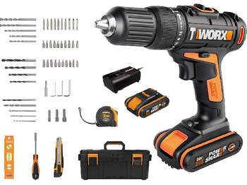Perceuse-visseuse à percussion sans fil WORX 20 V Brushless WX371.7