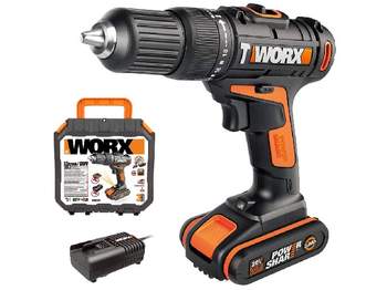 Perceuse-visseuse à percussion sans fil WORX 20 V Brushless WX371