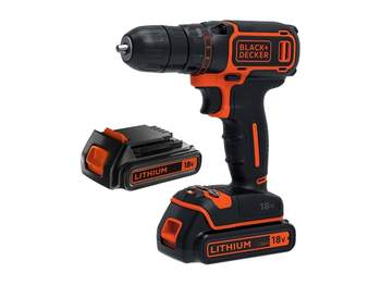 Perceuse-visseuse sans fil 18 V BLACK+DECKER BDCDC18B-QW
