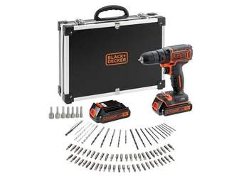 Perceuse-visseuse sans fil 18 V BLACK+DECKER BDCDC18BAFC-QW