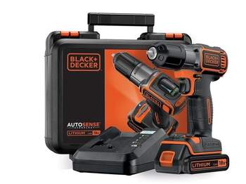 Perceuse-Visseuse sans fil Autosense 18V BLACK+DECKER ASD18KB-QW