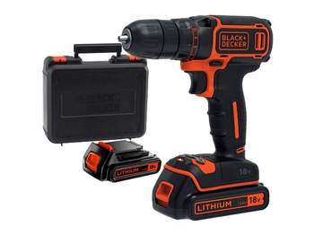 Perceuse-visseuse sans fil BLACK+DECKER BDCDC18KB-QW