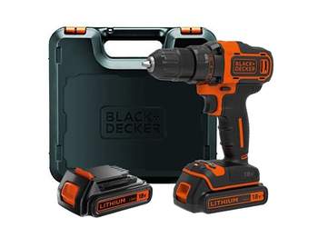 Perceuse-visseuse sans fil BLACK+DECKER BDCDD186KB-QW