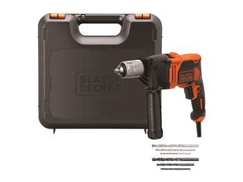 Perceuse à percussion filaire BLACK+DECKER BEH850K-QS