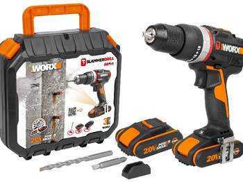 Perceuse à percussion sans fil WORX 20 V Brushless WX-JCR