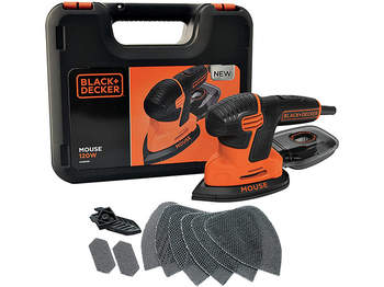 Ponceuse multifonctions filaire Black + Decker KA2500K 6 accessoires