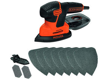 Ponceuse multifonctions filaire Black + Decker KA2000AT-QS 10 accessoires