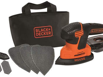 Ponceuse multifonctions filaire Black + Decker KA2500K-QS 3 accessoires