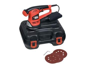 Ponceuse excentrique filaire BLACK+DECKER KA191EK-QS