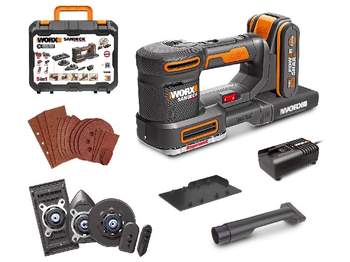 Ponceuse multifonction sans fil WORX 20 V WX820