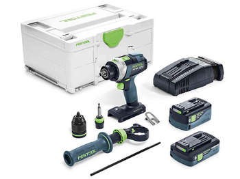 perceuse-visseuse à percussion sans fil QUADRIVE TPC 18/4 5,2/4,0 I-Plus-SCA 576771 Festool