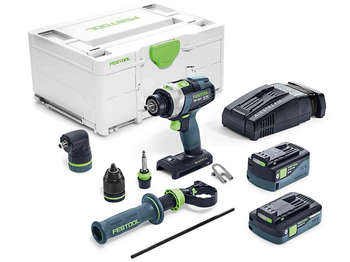 perceuse-visseuse à percussion sans fil QUADRIVE TPC 18/4 5,2/4,0 I-Set SCA 575606 Festool