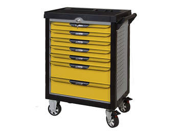 Test complet : Servante KS Tools ULTIMATE 7 tiroirs jaune