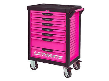 Test complet : Servante KS Tools ULTIMATE 7 tiroirs rose