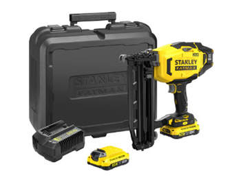 Cloueur de finition STANLEY FATMAX SFMCN616D2K V20 18V avec 2 x 2.0 Ah batterie et coffret