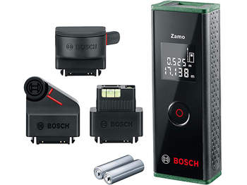 télémètre Laser Zamo 0603672704 set avec 3 adaptateurs Bosch