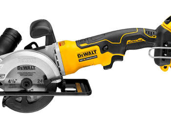 Test complet : Scie circulaire sans fil DEWALT DCS571P2-QW 115 mm