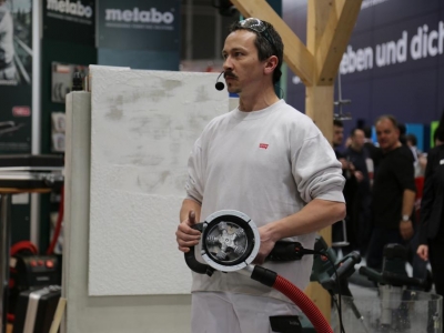 Stand Metabo au salon Bau 2015