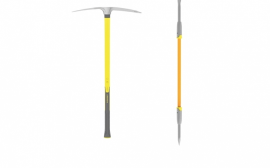 Pioche de terrassier et barre à mine isolée Leborgne nanovib