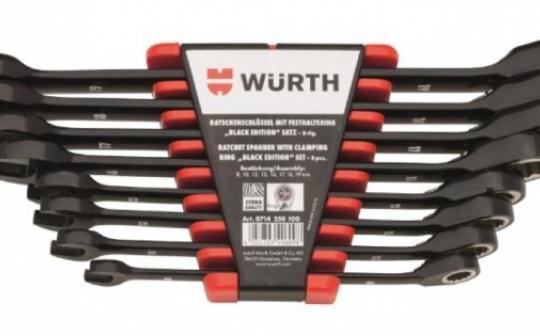 Jeu de clés mixtes à cliquet Würth