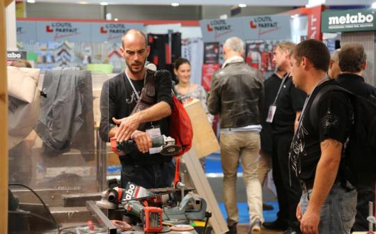 Stand Metabo au salon Batimat 2015 © Benjamin LEHARIVEL - Zone Outillage