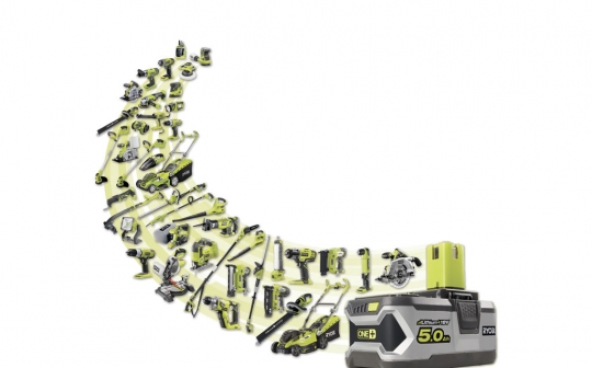 Plateforme RYOBI ONE+ 18 V composée de 40 outils sans fil