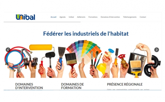 Site internet UNIBAL