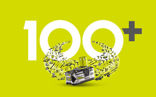 La gamme 18V ONE+ RYOBI comporte maintenant 100 outils