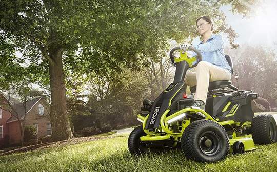 Tondeuse autoportée rider Ryobi RM480E