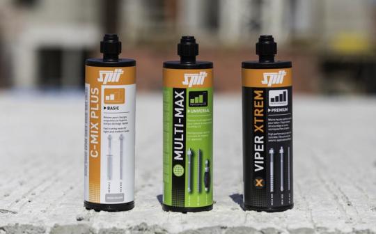 Nouvelle gamme de résines de scellement pour le bâtiment SPIT